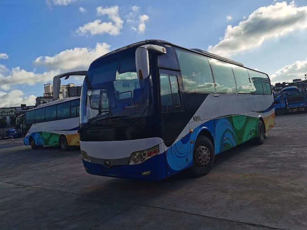 100km / H 180kw 45 Kursi Zk6107 Bus Yutong Tangan Kedua Digunakan bus Yutong Kondisi Baik dengan AC