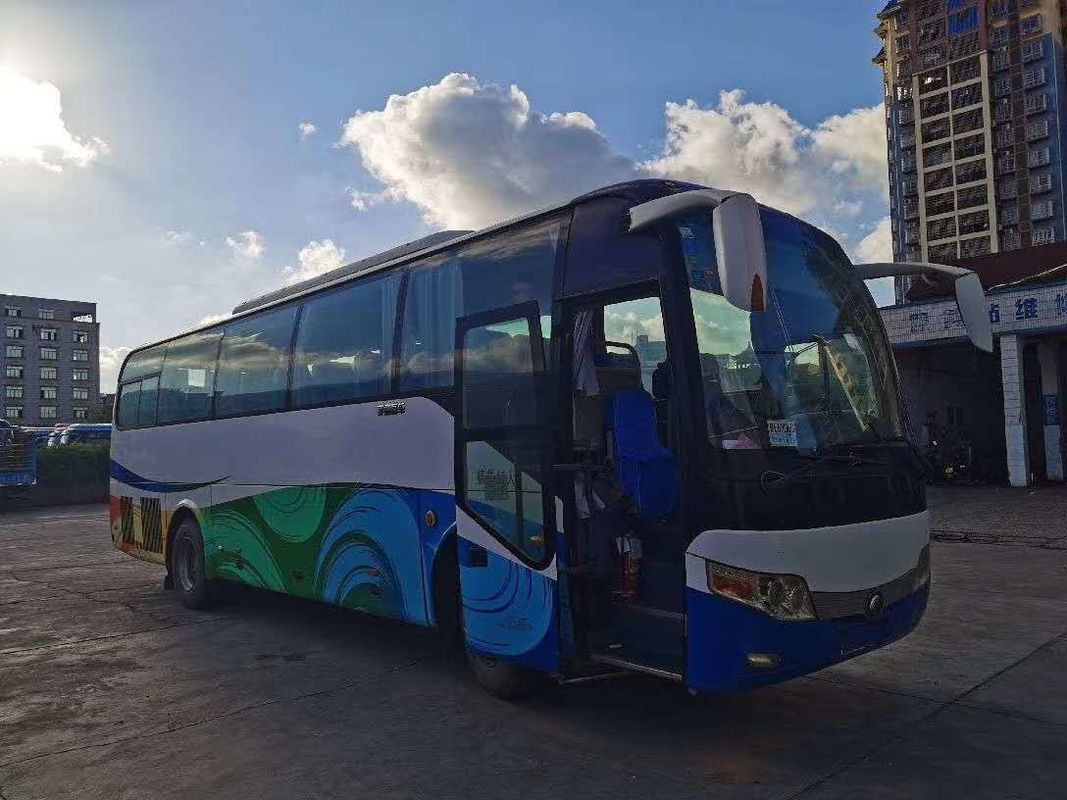 100km / H 180kw 45 Kursi Zk6107 Bus Yutong Tangan Kedua Digunakan bus Yutong Kondisi Baik dengan AC