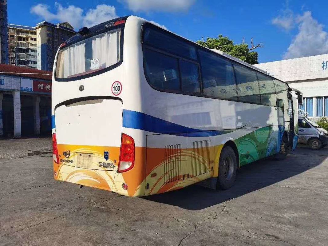 100km / H 180kw 45 Kursi Zk6107 Bus Yutong Tangan Kedua Digunakan bus Yutong Kondisi Baik dengan AC