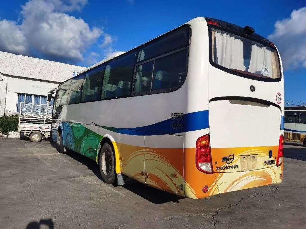 100km / H 180kw 45 Kursi Zk6107 Bus Yutong Tangan Kedua Digunakan bus Yutong Kondisi Baik dengan AC