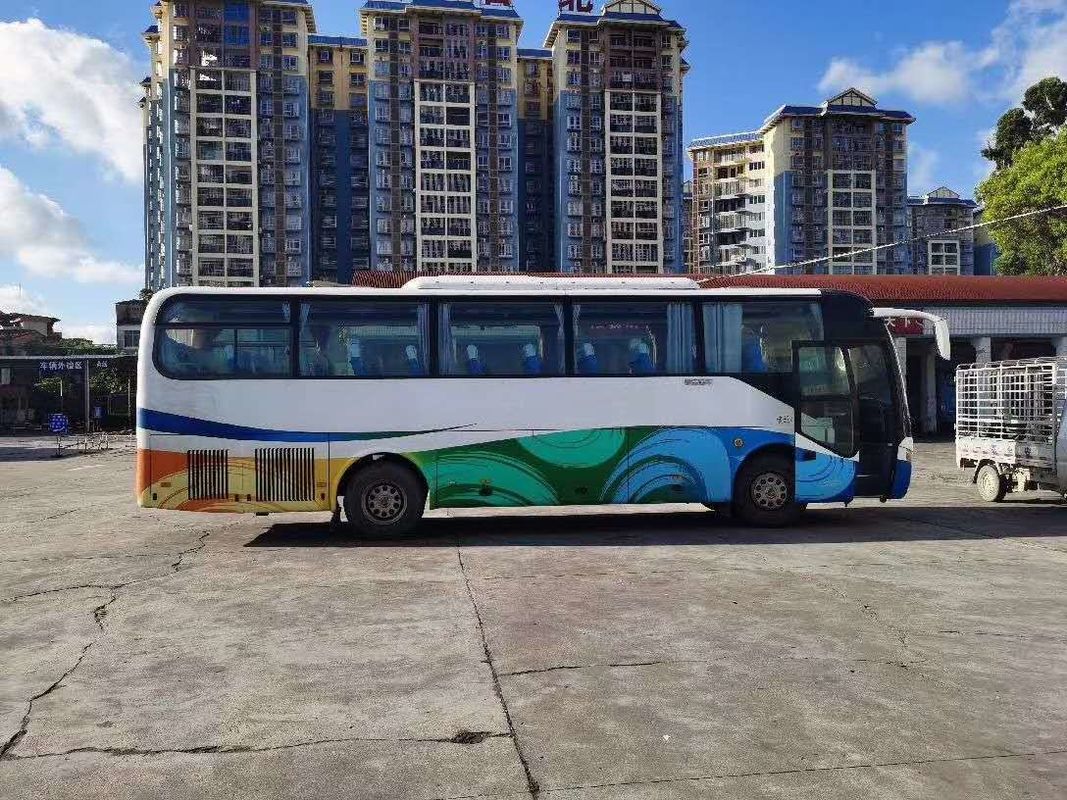 100km / H 180kw 45 Kursi Zk6107 Bus Yutong Tangan Kedua Digunakan bus Yutong Kondisi Baik dengan AC