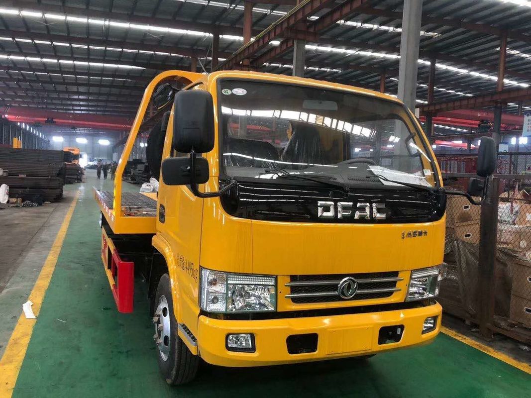 Euro 3 Dongfeng 95HP 6 Wheel Road Rescue Tow Truck 3 Ton 5 Ton 6 Ton