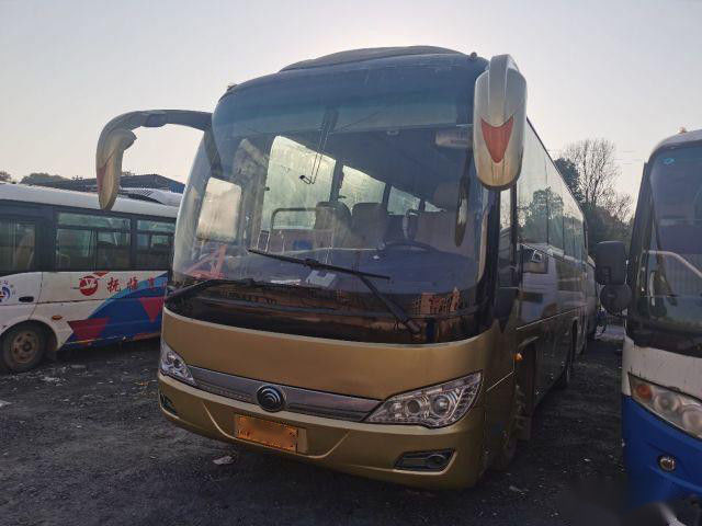 8.7m Panjang 37 Kursi Yutong ZK6878 Digunakan Bus Penumpang Satu Pintu LHD
