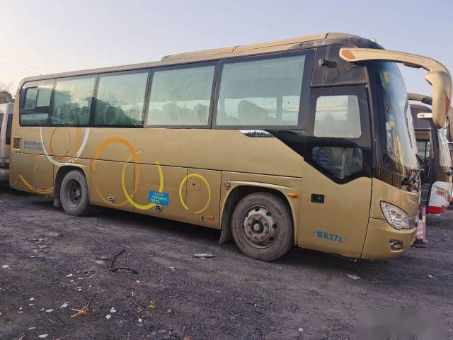 8.7m Panjang 37 Kursi Yutong ZK6878 Digunakan Bus Penumpang Satu Pintu LHD