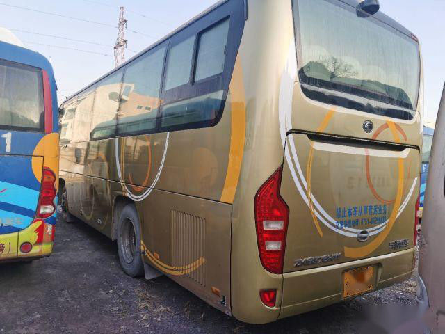 8.7m Panjang 37 Kursi Yutong ZK6878 Digunakan Bus Penumpang Satu Pintu LHD