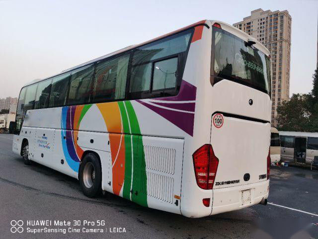 Penumpang Zk6118 336kw 49 Kursi Digunakan Bus Yutong Tahun 2017 Chassis Airbag Weichai 336kw