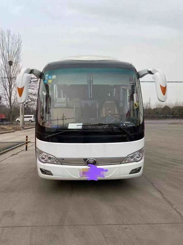 Kemudi Kiri Pintu Tunggal Airbag Chassis Kursi VIP Mewah Bekas Bus Penumpang Bekas Bus Yutong Merek ZK6908 38 Kursi