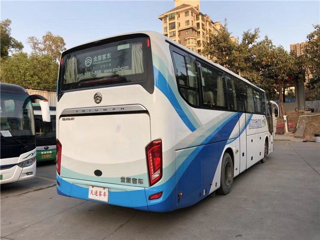 Mesin Yuchai Kursi VIP Digunakan Pelatih Pintu Ganda Airbag Chassis Bus Penumpang Digunakan Golden Dragon Bus XML6112 48 Kursi