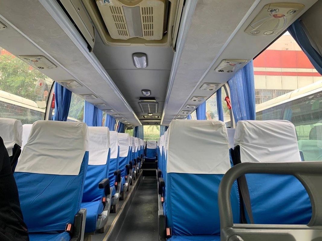 Bus Pelatih Bekas Ankai HFF6120 51 Kursi Bus Penumpang Bekas Mesin Yuchai 228kw Packing Nude