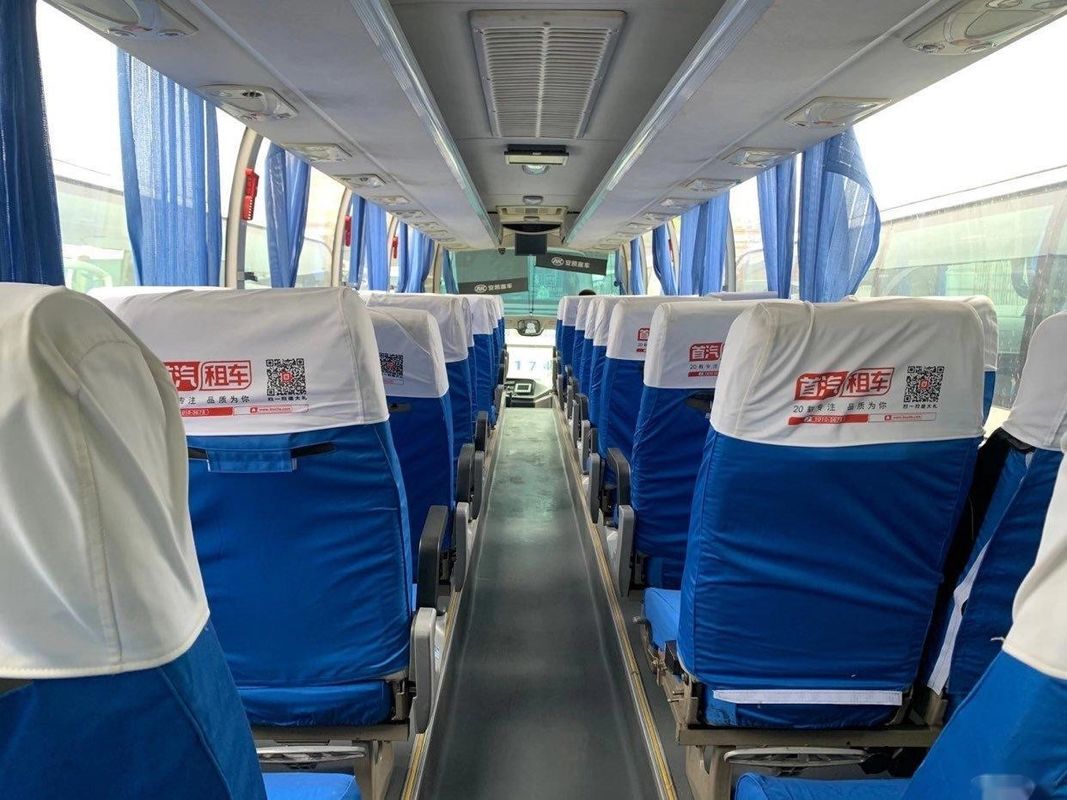 Bus Pelatih Bekas Ankai HFF6120 51 Kursi Bus Penumpang Bekas Mesin Yuchai 228kw Packing Nude