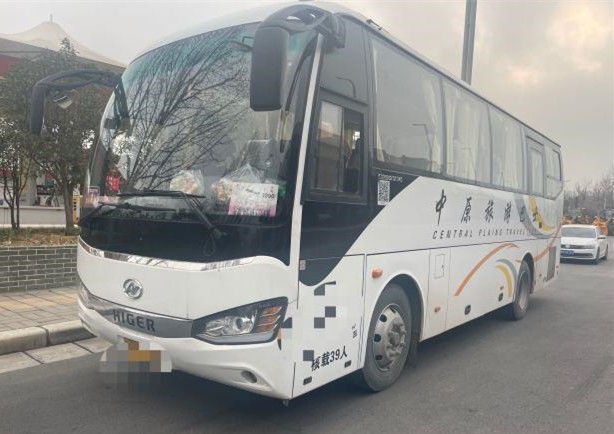 220Hp 39 Kursi Bus Higer Bekas 2016 Tahun 2nd Hand Coach Bus Dengan Euro IV Diesel Dan AC