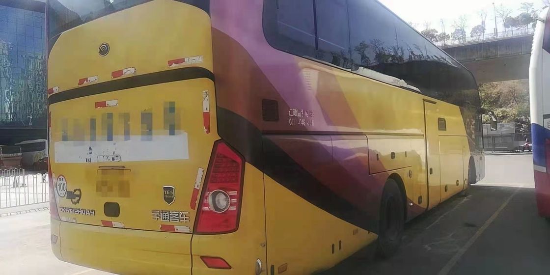 Bus Yutong Bekas ZK6122 47 Kursi VIP Dengan Mesin Weichai Pintu Ganda Toilet 247kw