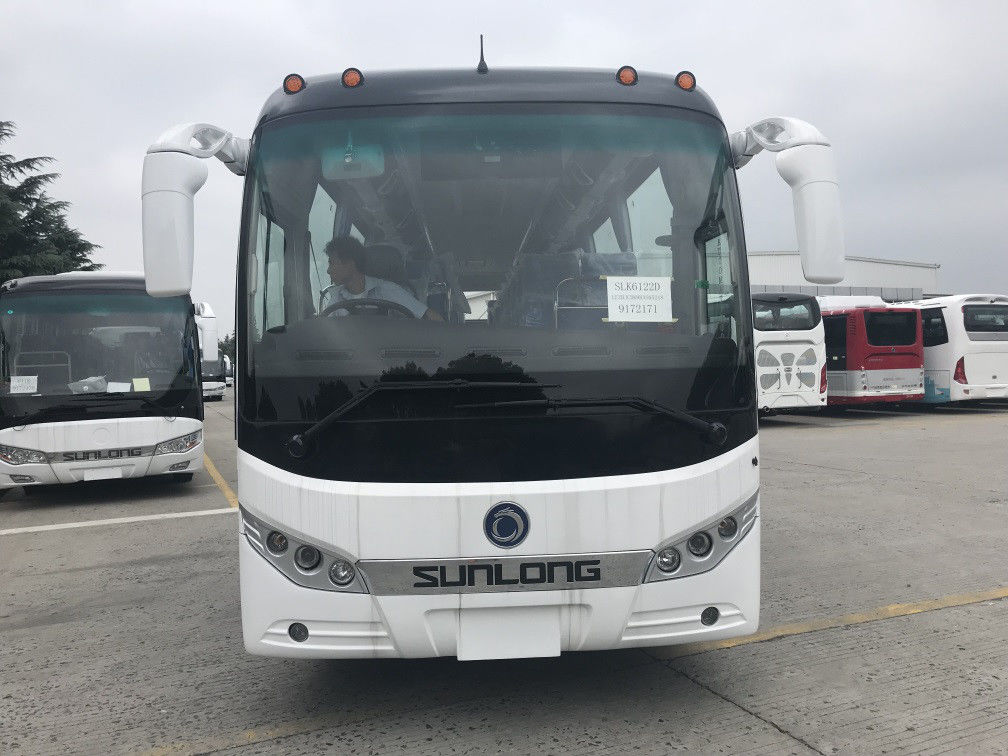 Baru Shenlong Coach Bus SLK6122D 47 Kursi Drive Tangan Kanan Bus Coatch Baru Dengan Mesin Diesel