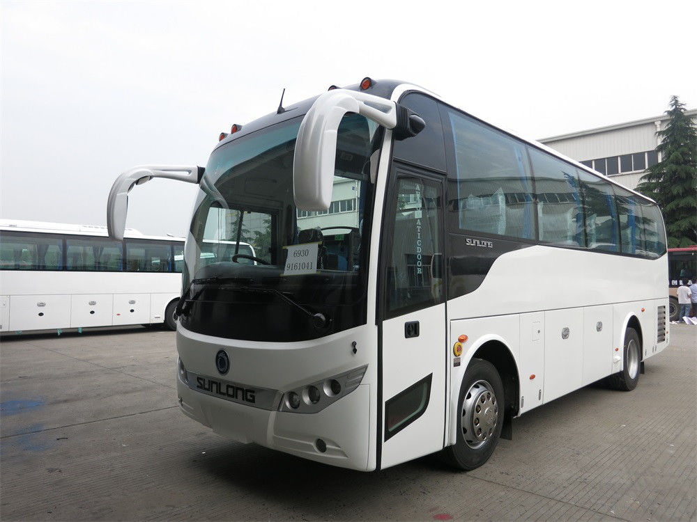 Bus Pelatih Shenlong Baru SLK6930D 35 Kursi Bus Baru dengan Tangan Kanan Mengemudi Bus Pariwisata Baru Dengan Mesin Diesel