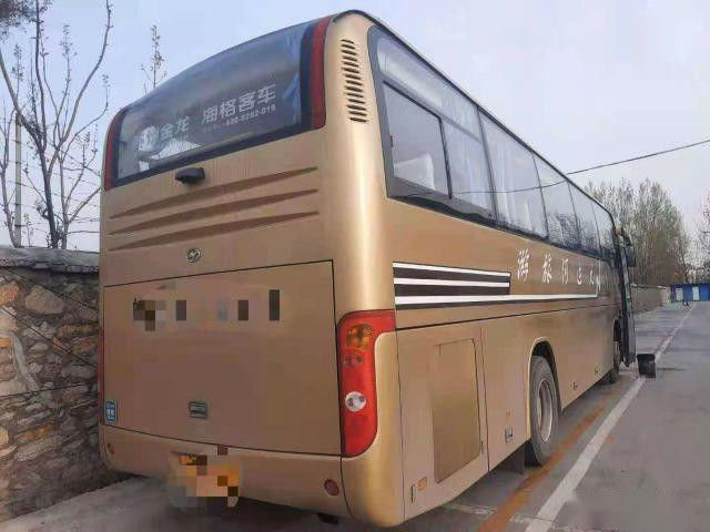 Bus Pelatih Bekas Merek Higer KLQ6109 46 Kursi Kilometer Rendah Pintu Setir Kiri