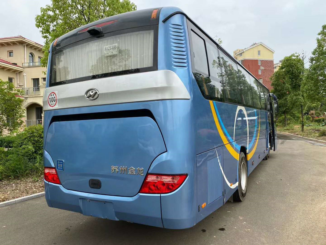 Baru Saat Ini Bekas Bus Pelatih Higer KLQ6115 51 Kursi Mesin Diesel Bekas Bus Setengah Yuchai Berjalan Baik
