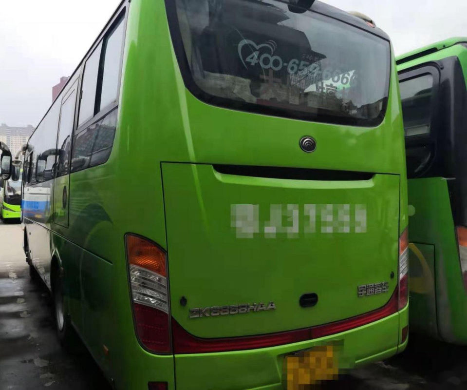 Bus Yutong Bekas Zk6858 35 Kursi Sasis Baja Pintu Tunggal Bus Penumpang Bekas
