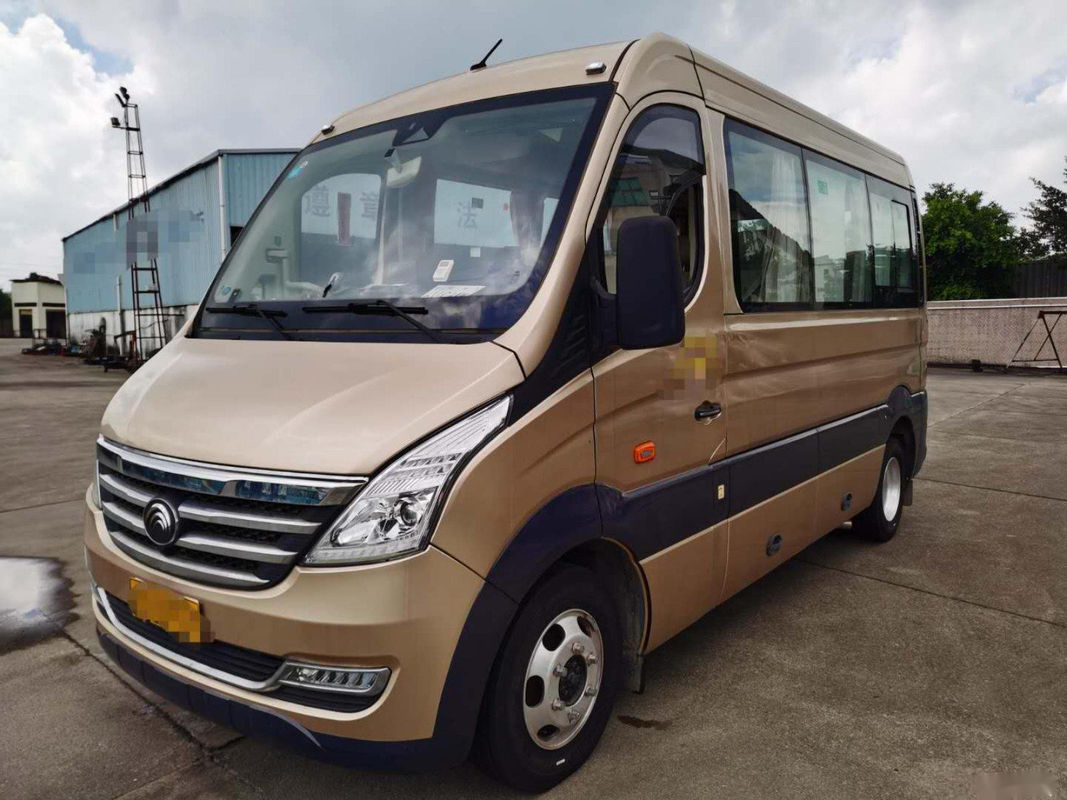 Bus Mini Bekas Yutong Merk CL6 14 Kursi Euro VI Bus Penumpang Kilometer Rendah