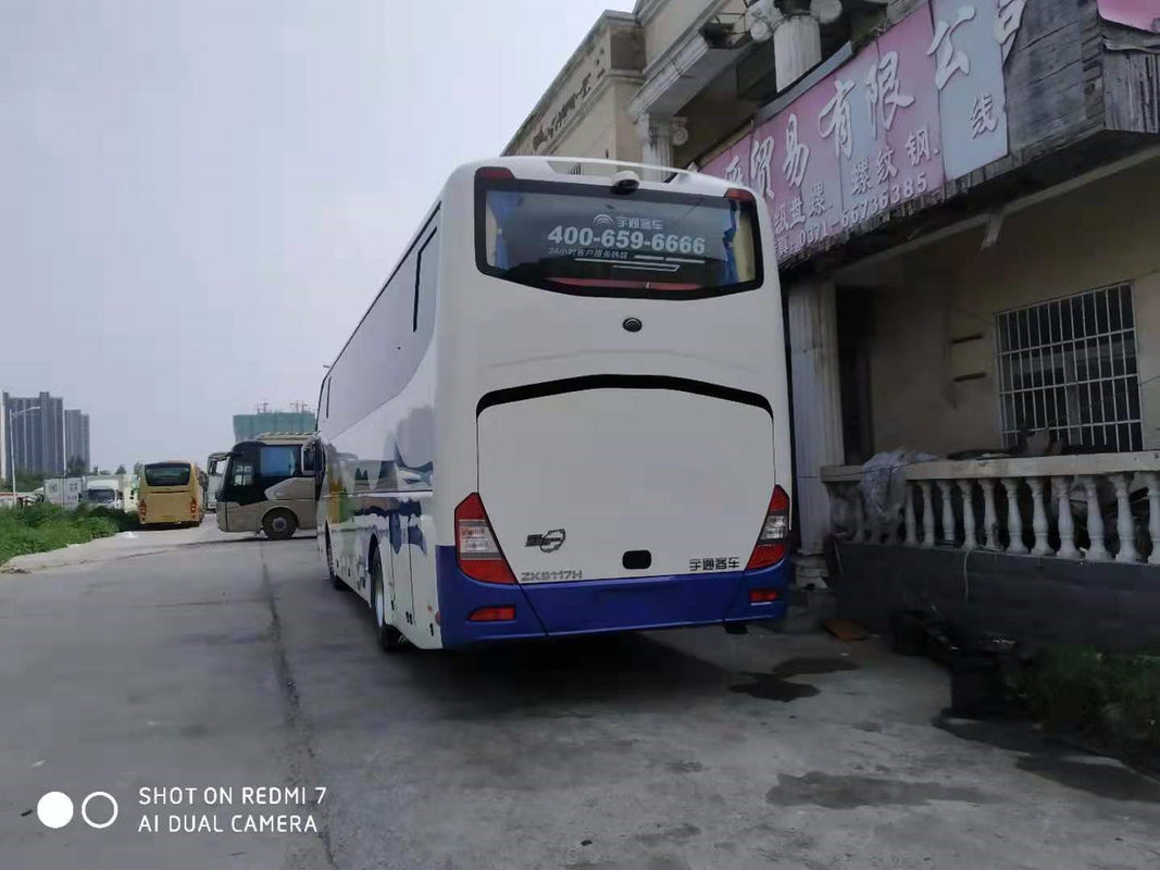 53 Kursi Bekas Yutong ZK6117 Bus Bekas Bus Pelatih 2012 Tahun Mesin Diesel NO Kecelakaan