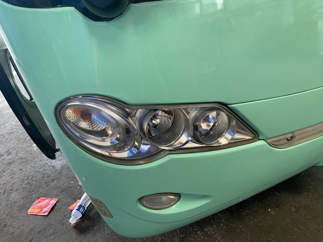 Bus Tur Bekas Kinglong XMQ6900 39 Kursi Kiri Kemudi Sasis Baja Pintu Tunggal Kilometer Rendah Digunakan Bus Penumpang