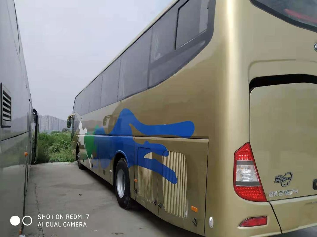 55 Kursi Bus Yutong ZK6127 Bekas Bus Pelatih Bekas Tahun 2012 Mesin Diesel Dalam Kondisi Baik