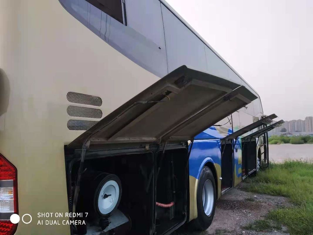 55 Kursi Bus Yutong ZK6127 Bekas Bus Pelatih Bekas Tahun 2012 Mesin Diesel Dalam Kondisi Baik