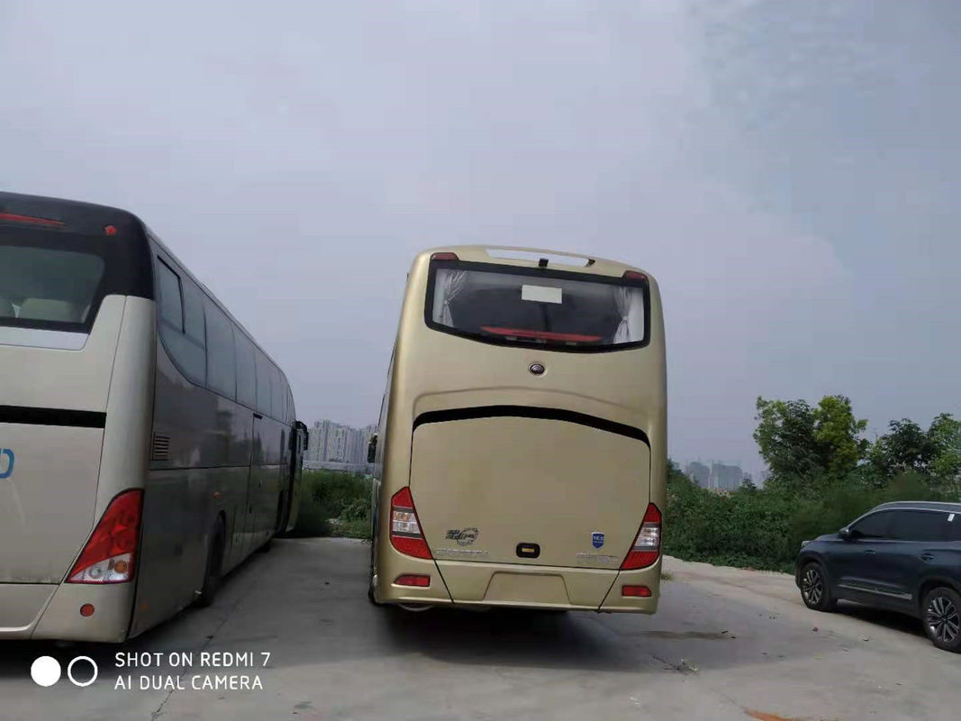 55 Kursi Bus Yutong ZK6127 Bekas Bus Pelatih Bekas Tahun 2012 Mesin Diesel Dalam Kondisi Baik