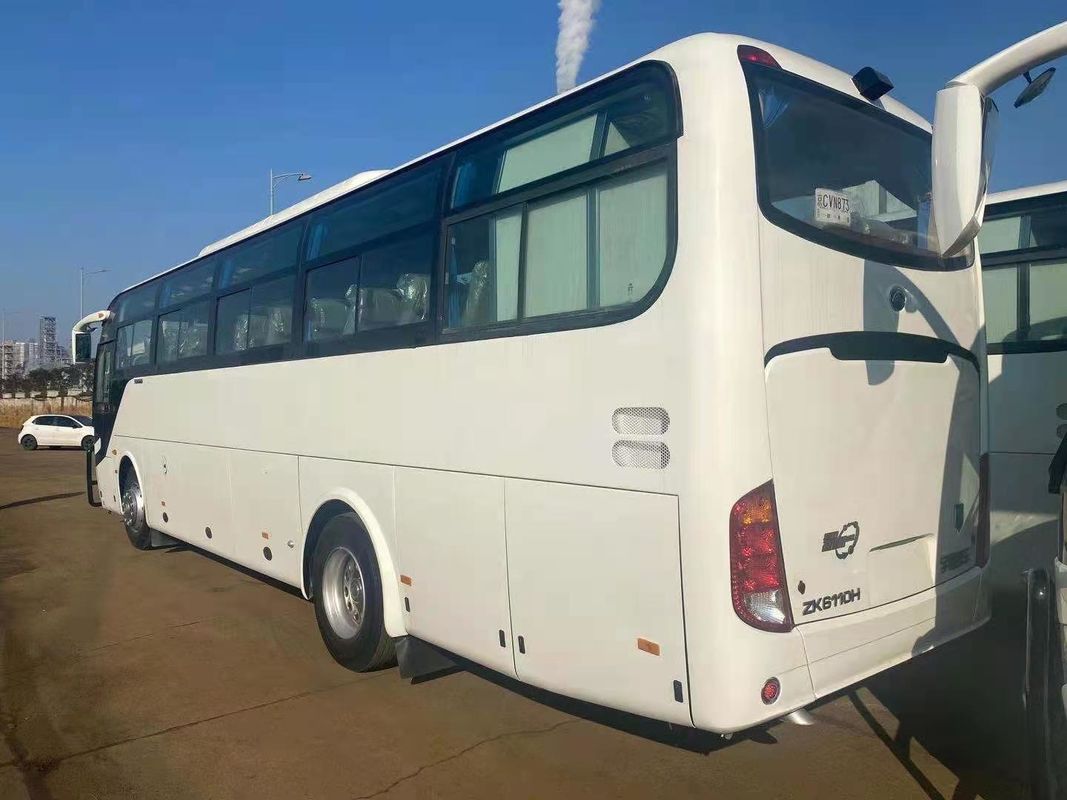 2012 Tahun Diesel Bus Yutong Bekas 51 Kursi Zk6110 Warna Putih Dengan Bumper