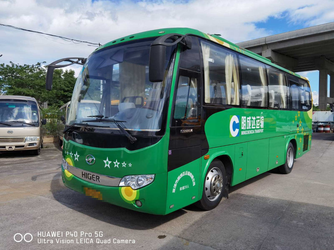 2014 Tahun Higer KLQ6896 Bus Pelatih 39 Kursi menggunakan bus Mesin Diesel 162kw Tidak Ada Kecelakaan LHD Bus