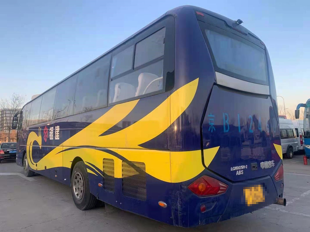 2012 Tahun 53 Kursi Digunakan Bus Pelatih ZHONGTONG LCK6125H dengan AC Untuk Pariwisata