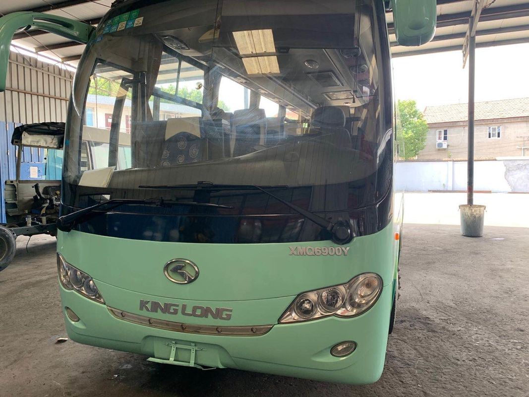 Renew 2012 Tahun Digunakan Bus King long XMQ6900 Coach 39 Kursi menggunakan bus Mesin Diesel Tidak Ada Kecelakaan Bus LHD