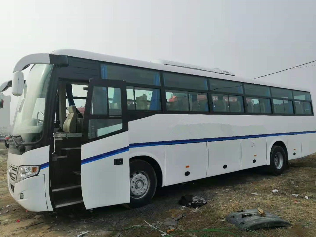 53 Kursi 2012 Tahun Digunakan Mesin diesel Yutong Bus ZK6112D Kemudi Pengemudi RHD Tidak ada kecelakaan