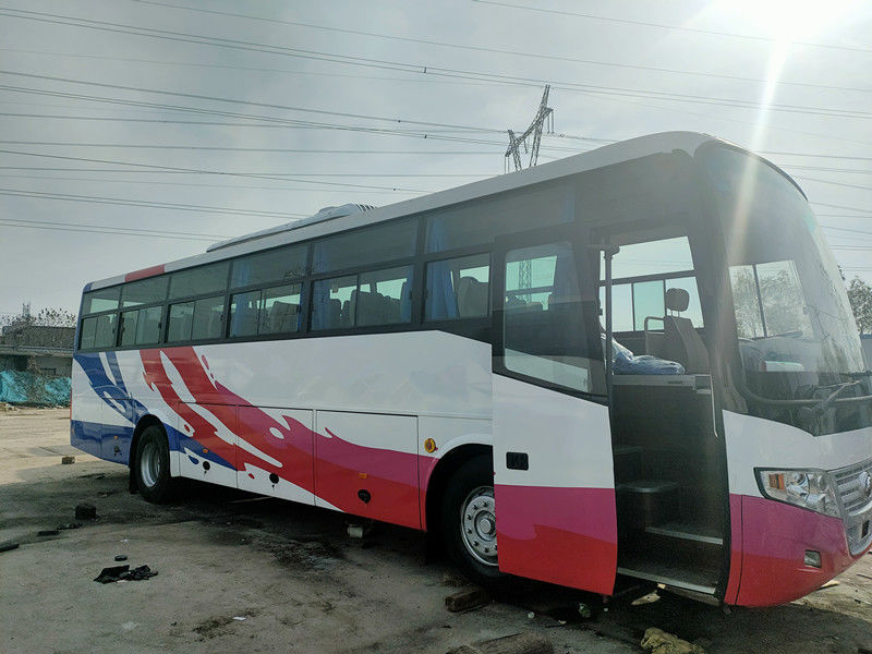 57 Kursi 2014 Tahun Digunakan Mesin diesel Yutong Bus ZK6112D LHD Driver Steering Tidak ada kecelakaan