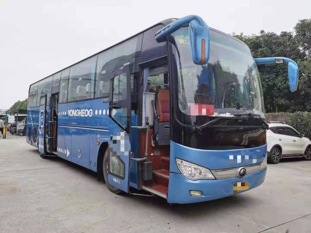 Digunakan Yutong Bus Zk6119 47 Kursi Airbag Chassis Euro IV Yuchai Engine Pintu Ganda Drive Tangan Kiri Digunakan Bus Wisata