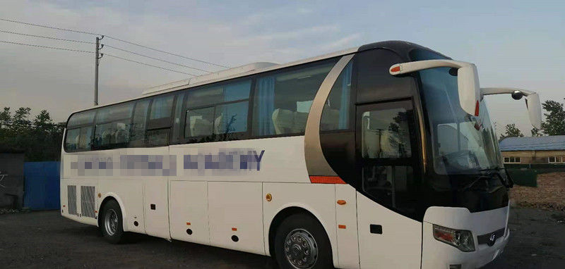 47 Kursi Bus Yutong ZK6110 Bekas Bus Pelatih Bekas Tahun 2012 Mesin Diesel LHD 100km / H Kemudi