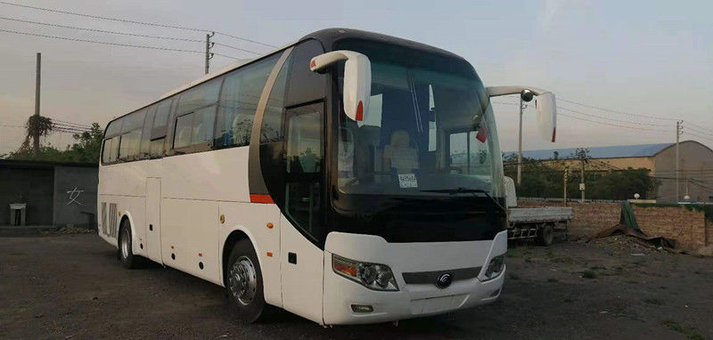 47 Kursi Bus Yutong ZK6110 Bekas Bus Pelatih Bekas Tahun 2012 Mesin Diesel LHD 100km / H Kemudi