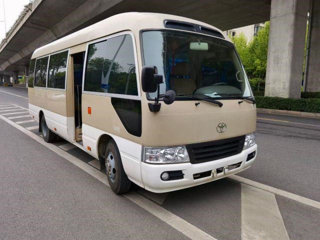 2010 Tahun 20 Kursi Bus Coaster Bekas, Bus Toyota Coaster Bekas Mini Bus bermesin 2TR Bensin dalam kondisi baik