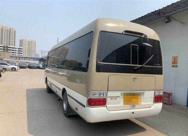 Bus Coaster Bekas 20 Kursi Bus Mini Bekas Toyota Coaster Bus Dengan Mesin Bensin 2TR Tahun 2007 Kemudi Kiri