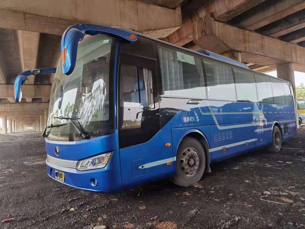 47 Kursi Bekas Yutong ZK6115B Bus Bus Pelatih Bekas 2015 Tahun Kemudi Mesin Diesel LHD Bahan Bakar Baru