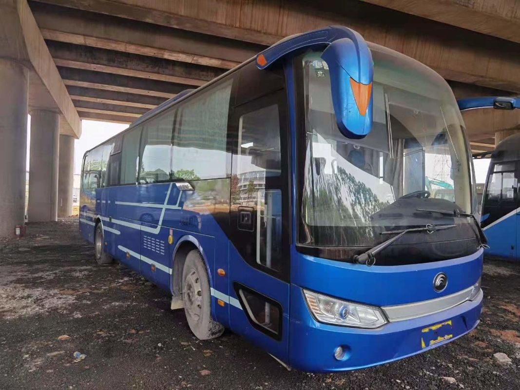 47 Kursi Bekas Yutong ZK6115B Bus Bus Pelatih Bekas 2015 Tahun Kemudi Mesin Diesel LHD Bahan Bakar Baru
