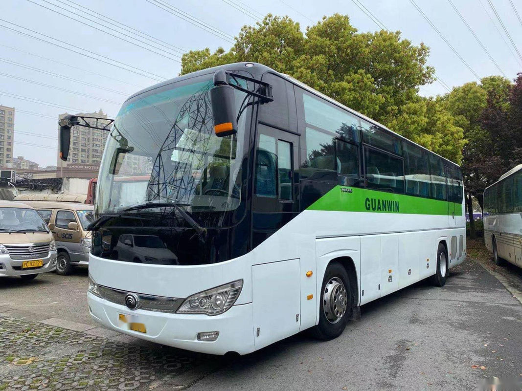 ZK6119 Mesin Belakang Bus Yutong Euro V 51 Kursi Sasis Airbag Bus Tur Bekas