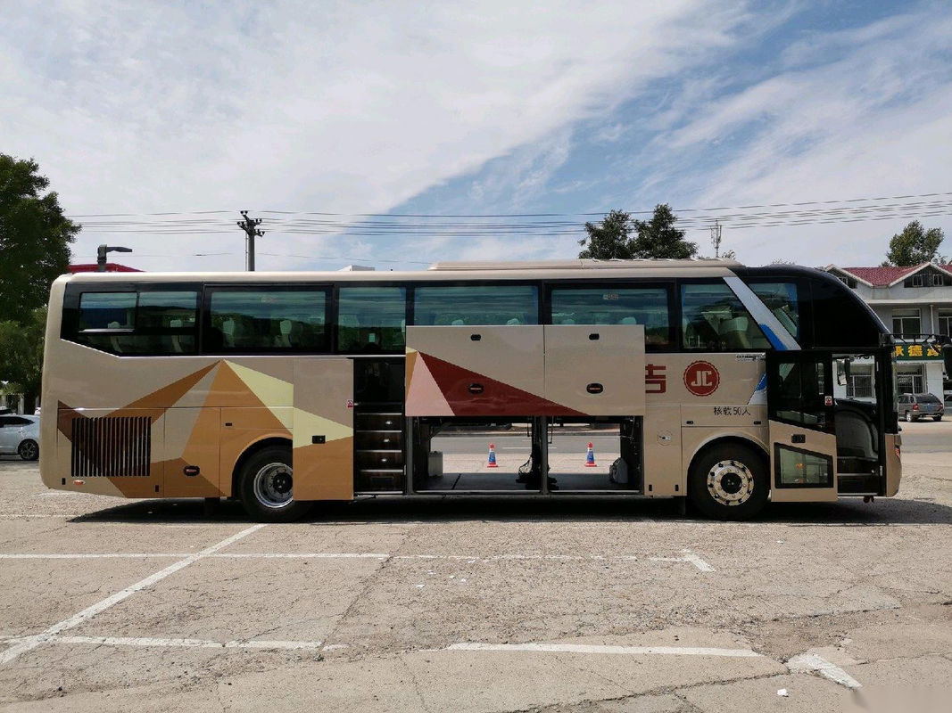 Bus Zhongtong Bekas LCK6119 50 Kursi 2019 Kompartemen Kapasitas Besar Euro V 336kw Aiebag Chassis
