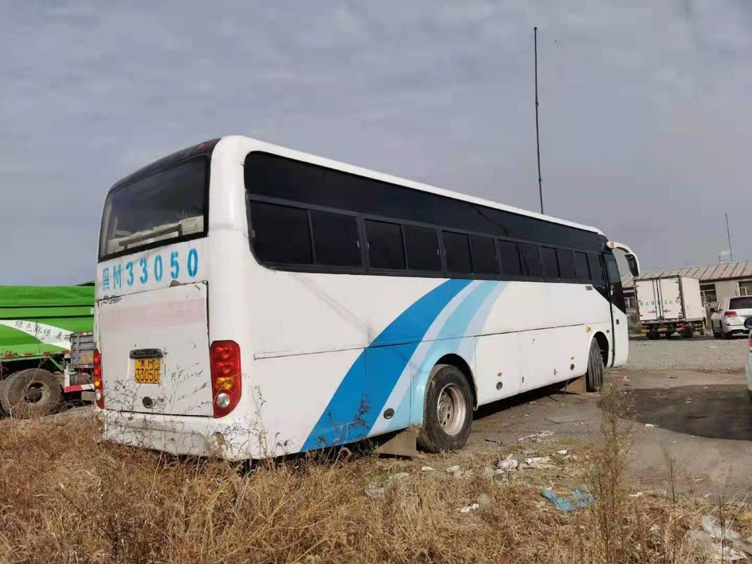 49 Kursi Bekas Yutong ZK6102D Bus Bekas Coach Bus 2011 Tahun Mesin Depan Kemudi Mesin Diesel LHD