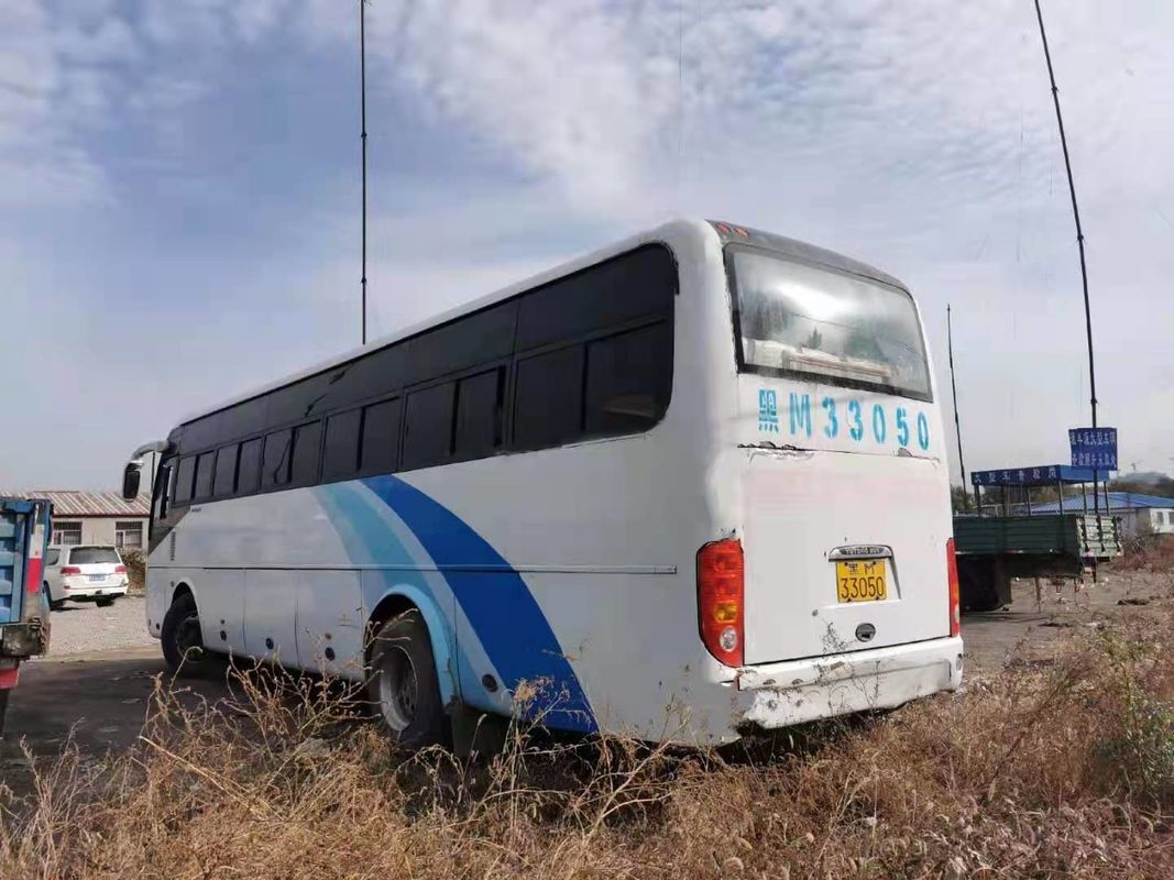 49 Kursi Bekas Yutong ZK6102D Bus Bekas Coach Bus 2011 Tahun Mesin Depan Kemudi Mesin Diesel LHD