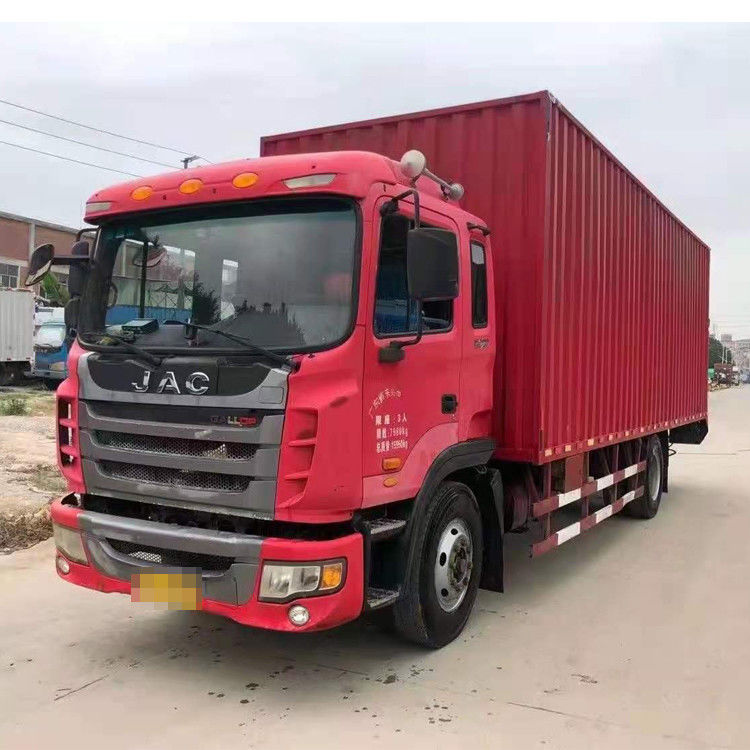 Bekas 5Ton 10Ton JAC Merek Second Hand 4x2 LHD Cargo Van Truck Second Hand 2016 Tahun