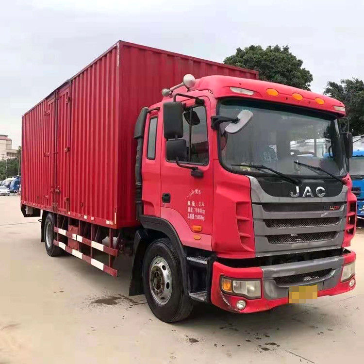 Bekas 5Ton 10Ton JAC Merek Second Hand 4x2 LHD Cargo Van Truck Second Hand 2016 Tahun