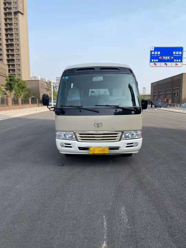 2015 Tahun 20 Kursi Digunakan Coaster Bus, LHD Digunakan Mini Bus Toyota Coaster Bus Dengan Mesin Bensin 2TR, Kemudi Kiri