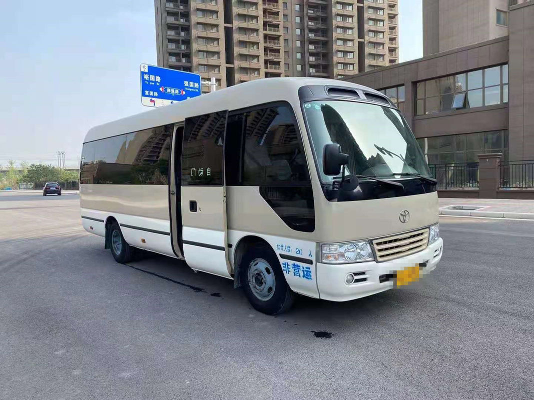 2015 Tahun 20 Kursi Digunakan Coaster Bus, LHD Digunakan Mini Bus Toyota Coaster Bus Dengan Mesin Bensin 2TR, Kemudi Kiri