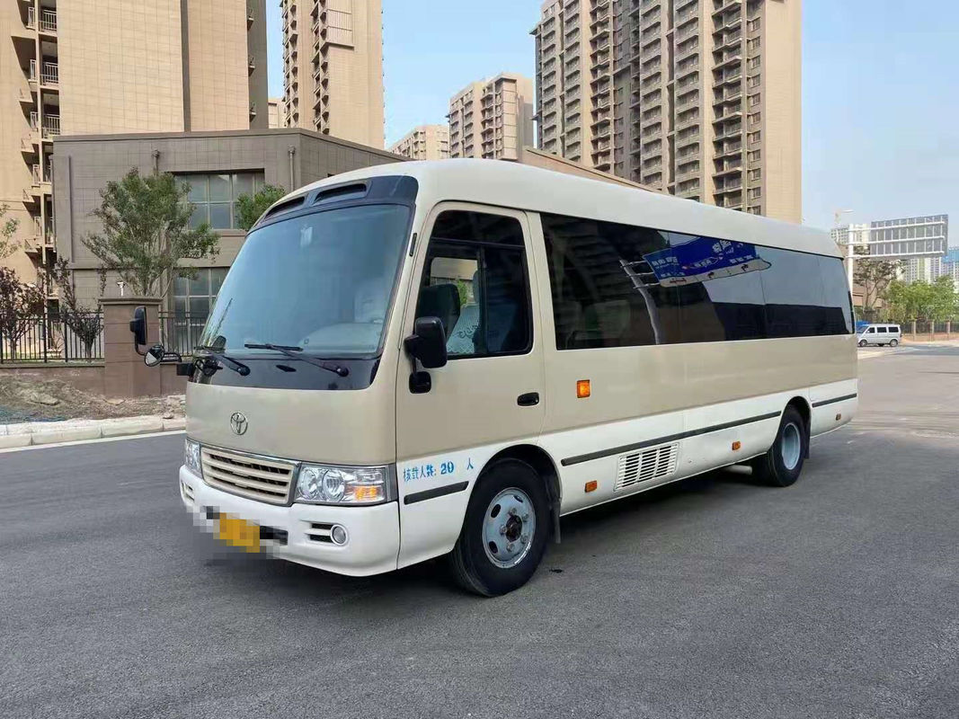 2015 Tahun 20 Kursi Digunakan Coaster Bus, LHD Digunakan Mini Bus Toyota Coaster Bus Dengan Mesin Bensin 2TR, Kemudi Kiri
