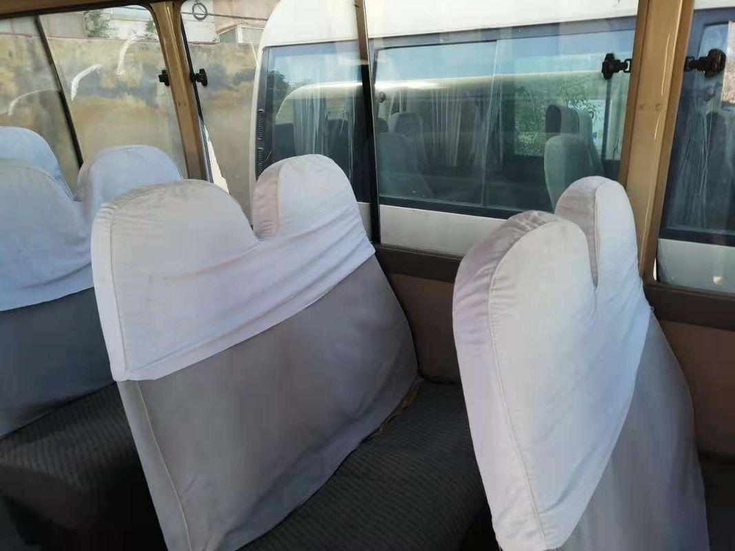 2009 Tahun 18 Kursi Bus Coaster Bekas, Bus Coaster Toyota LHD Bekas Mini Bus Dengan Mesin Diesel, Kemudi Kiri